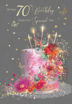 Picture of 70TH BIRTHDAY CARD